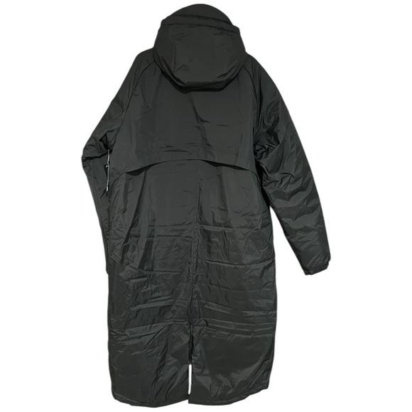 Speedo Elite Team Long Warm Up Parka Black Unisex XL Fleece Lined Hooded New - Picture 8 of 10